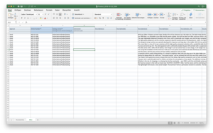 Product Cockpit — Export to Excel results