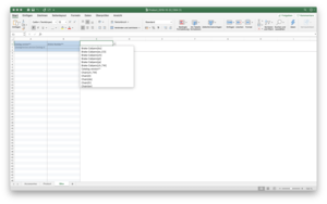 Product Cockpit — exported Excel Template ready for content