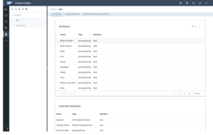 Product Cockpit — Dynamic Data Modeling View, manage product sub-types and attributes