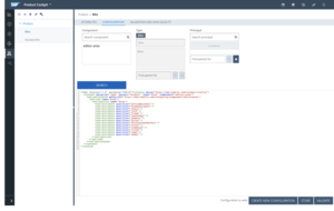 Product Cockpit — Dynamic Data Modeling View, manage type configuration