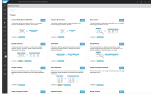 Productsup Data Feed Manager — Setup of additional Data Services for a Data Feed